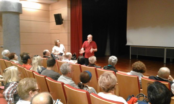 M Luisa Alonso Bengoa y Juan Bonifacio Lorenzo presentacin del Ciclo de Orson Welles