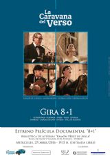 Cartel de la proyecci�n del documental `8+1`