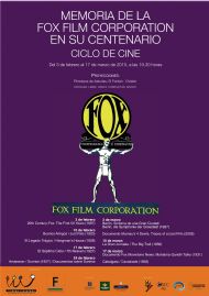 Cartel ciclo Fox Tribuna y Fimoteca de Asturias
