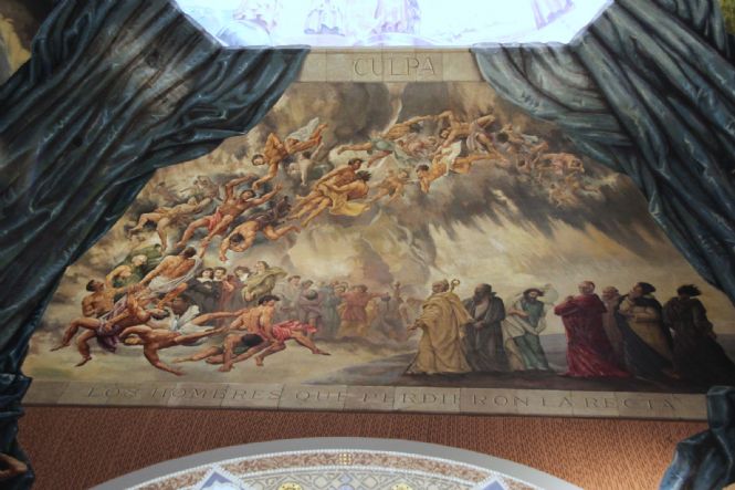 Iglesia de Santa Mara Magdalena, frescos Hermanos Ura Aza