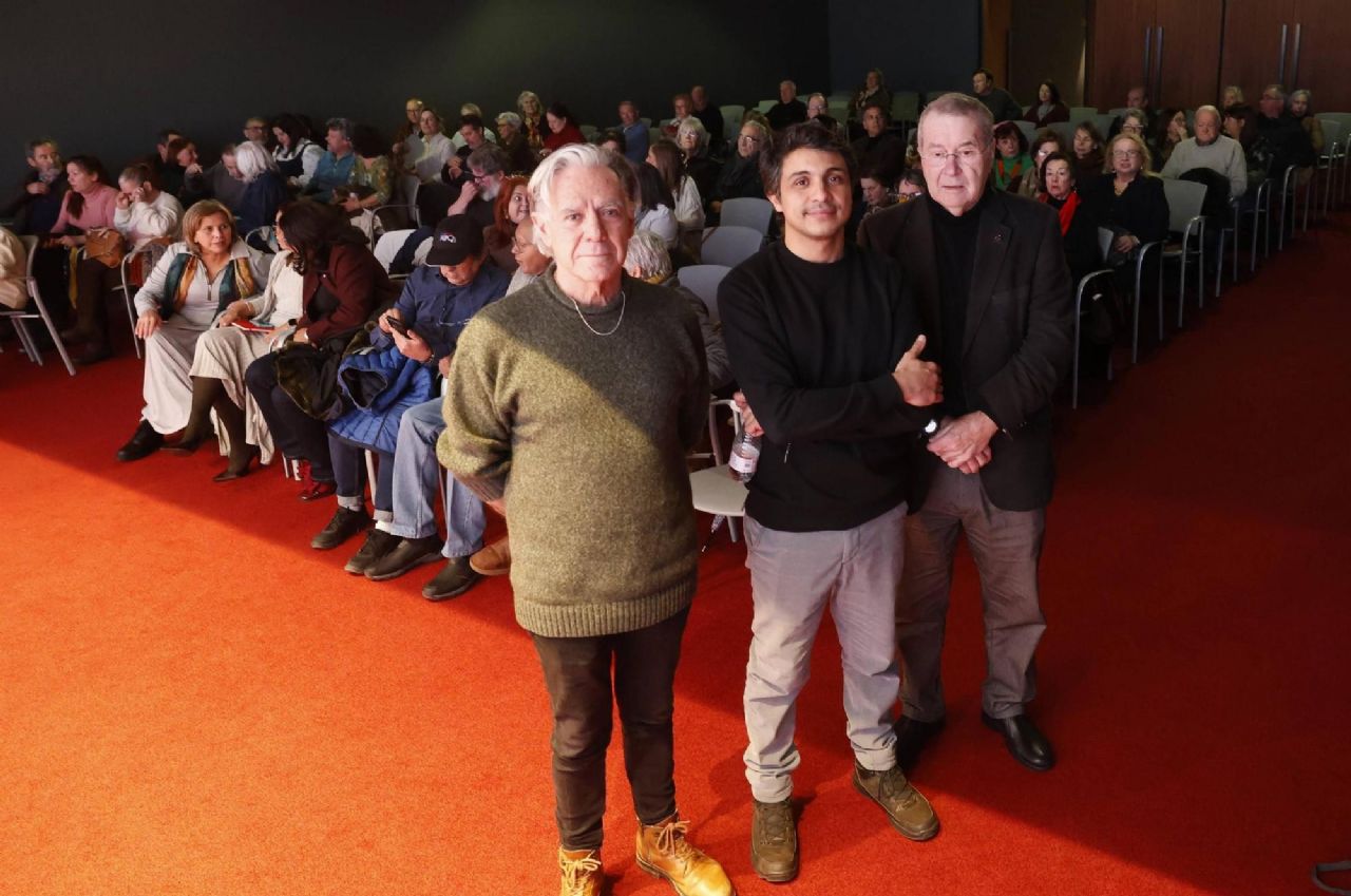 Enrique Monge, Lorent Saleh y Pedro S�nchez Lazo