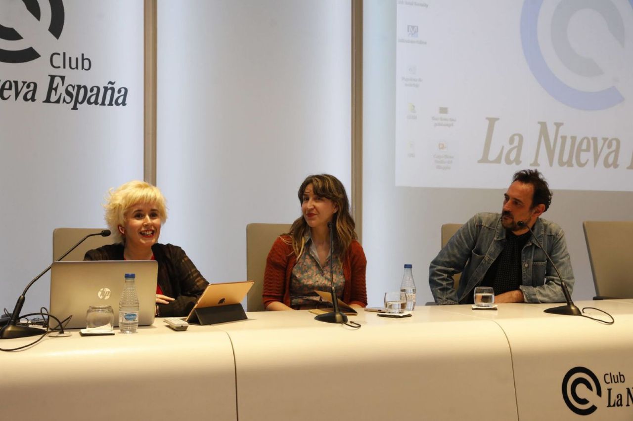 Luca Falcn , Alicia lvarez e Igor Pascual