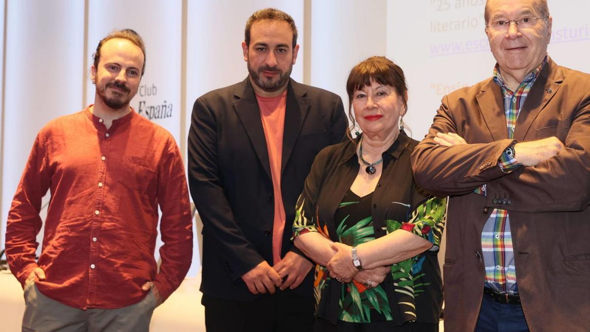 Luis Alija, Inaciu Galn, Ester Garca y Pedro Sanchez Lazo