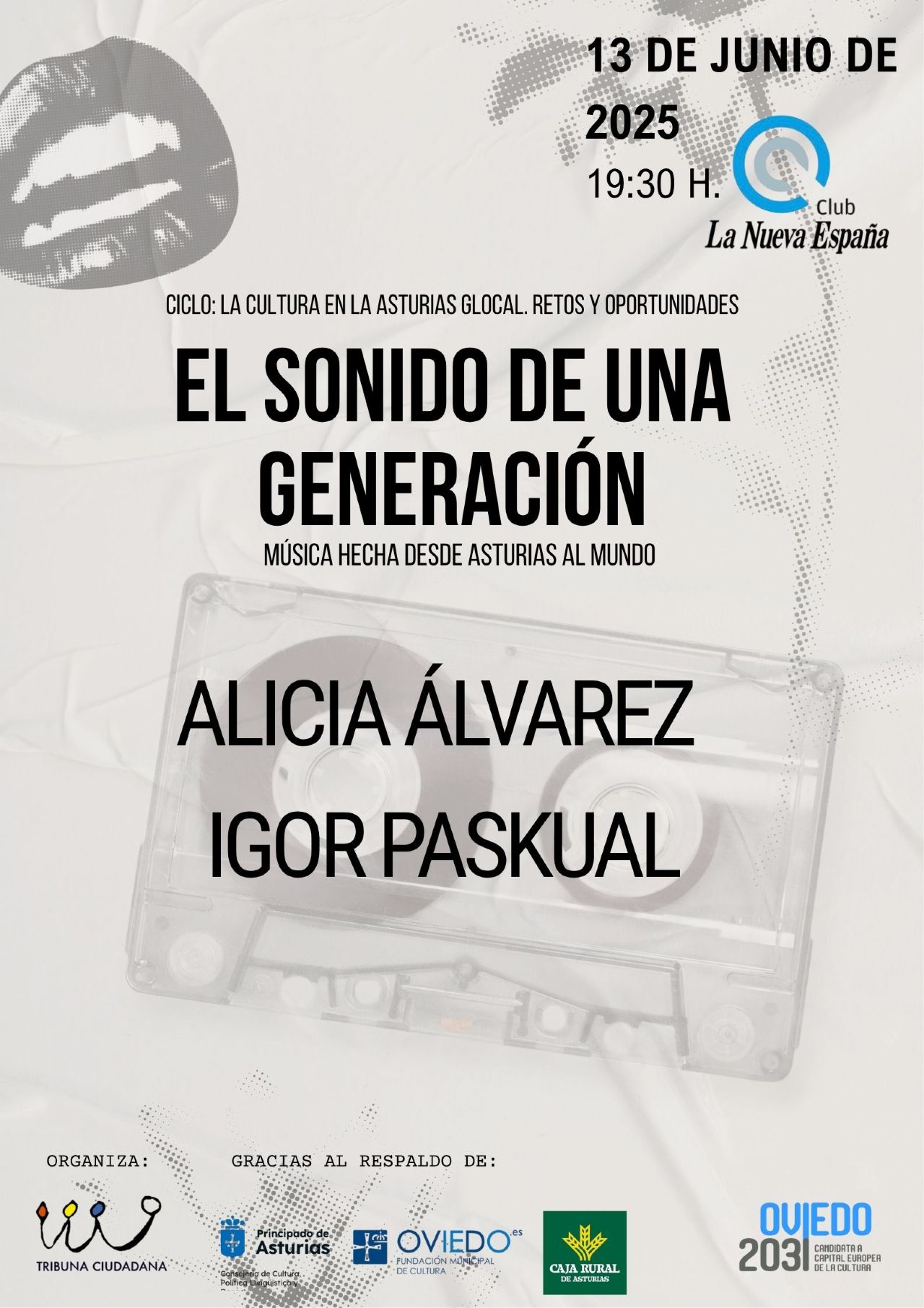 Cartel de la conferencia El sonido de una generacin