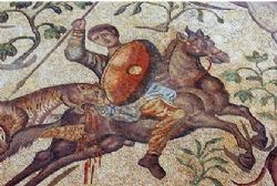 Mosaico villa romana de La olmeda