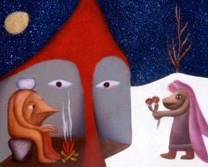 Noche de fro espeso. Aurelio Surez. Museo de Bellas Artes de Asturias