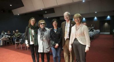 Viginia Gil, Lola Lucio,  Almudena Cueto, Alfonso Toribio y Rosa Lpez Torrijos