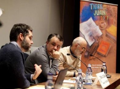 Eduardo San Jos, Tino Pertierra y Javier Gmez