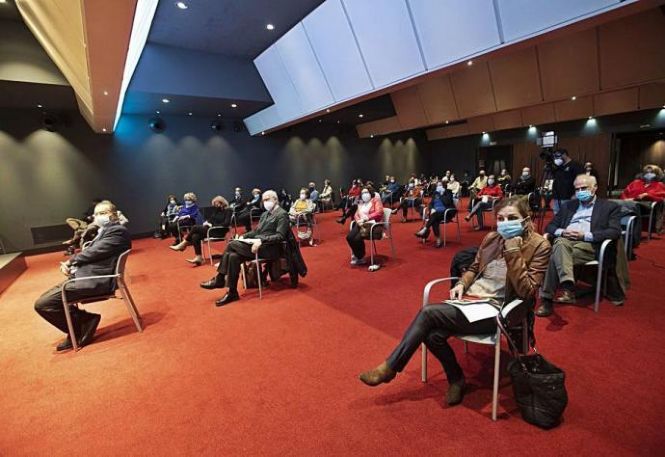 Publico asistente actividad de Tribuna Ciudadana 2 de octubre de 2020