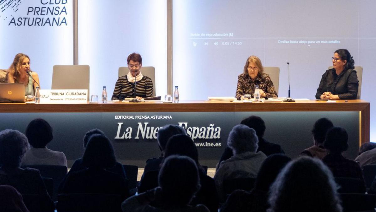 Virginia Gil, Taisa Marianchik, Tatiana Velzquez y Maribel Zapico