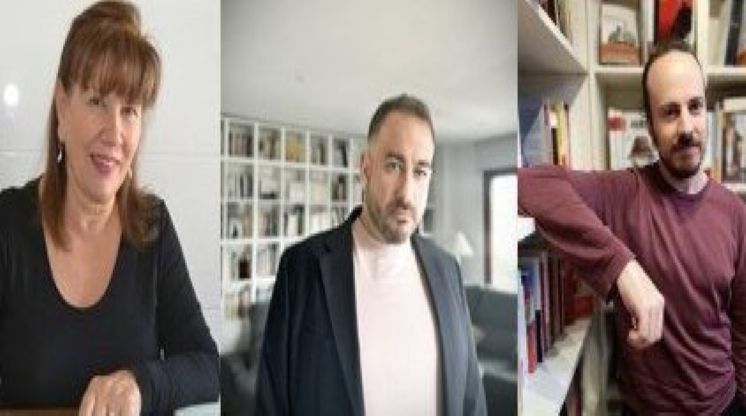 Ester Garca, Inaciu Galn y Luis Alija