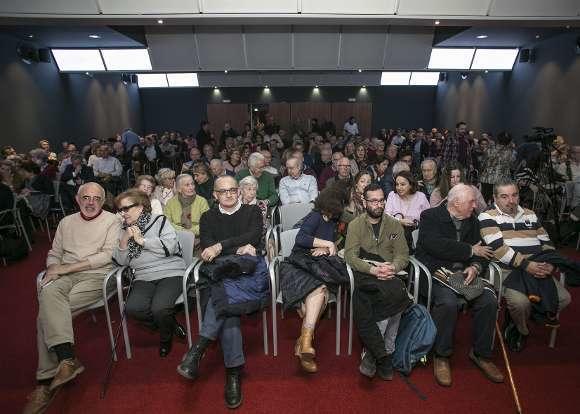 Pblico en la conferencia de Moradiellos 28 de diciembre de 2018