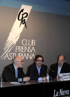 Javier Gámez, José María Ridao y Alfonso Toribio