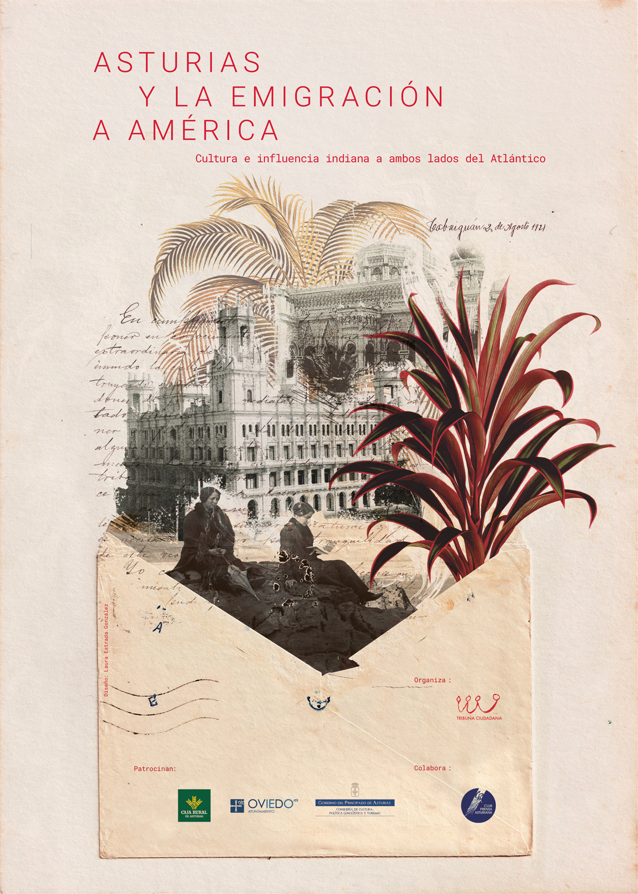 Cartel Asturias y la emigración a América