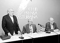 Gustavo Bueno, Francisco Alonso-Fernández y José Mª Laso