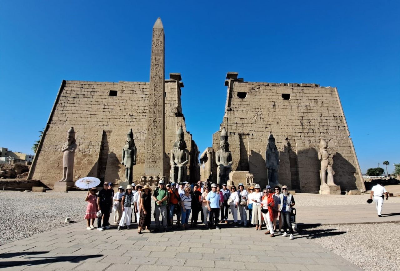 Viajeros de Tribuna Ciudadana en Luxor septiembre de 2025