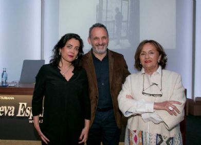 Marta Areces, Marcos Luengo y Mª Luisa Alonso Bengoa