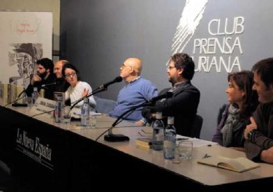 Eduardo San José, Fernando Menéndez, Marta Sanz, Javier Gámez, Sergio del Molino, Ángela Martínez, Vicente Duque